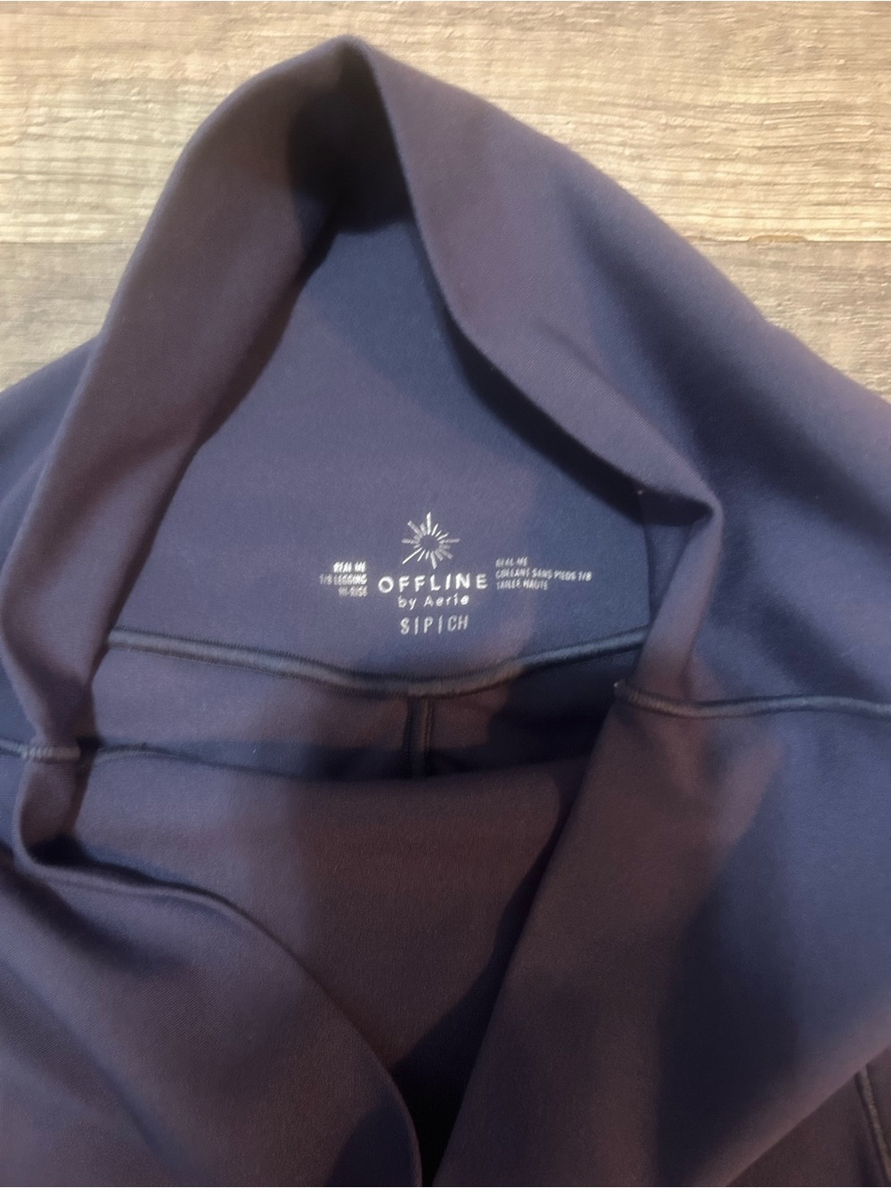 aerie Deep Blue/Purple High-Rise Pocket Leggings size small - Picture 3 of 3